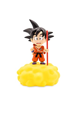 Teknofun - Licenza Ufficiale Dragon Ball - Figura Luminosa Di Goku Sulla Sua Nuvola - 18 Cm - 2 Modalità Di Illuminazione Fissa O Progressiva - 3 Xaaa