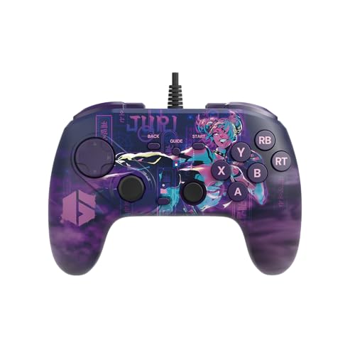 Hori Fighting Commander Octa (Edizione Juri Street Fighter 6) Per Pc Windows - Controller Cablato Per Picchiaduro - Licenza Ufficiale Capcom