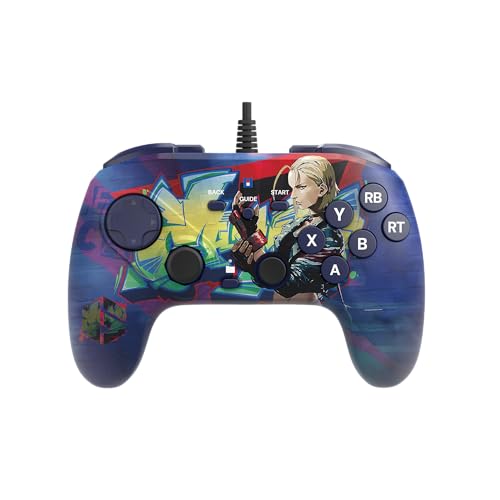 Hori Fighting Commander Octa (Street Fighter 6 Cammy Edition) For Windows Pc - Tournament Grade Wired Fightpad Officially Licensed By Capcom