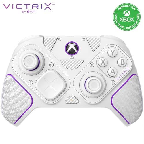 Pdp Victrix Pro Bfg Wireless Controller: White For Xbox Series X|S, Xbox One, And Windows 10/11 Pc