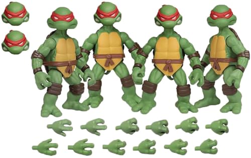 Teenage Mutant Ninja Turtles Figurines Teenage Mutant Ninja Turtles Deluxe Set 8 Cm