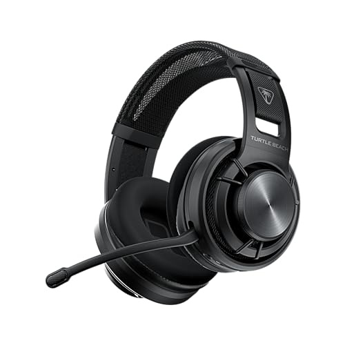 Turtle Beach Atlas Air Cuffie Da Gioco Pc Aperte Wireless W/Audio Ad Alta Fedeltà Da 24-Bit, Microfono Da Trasmissione, Cuscinetti In Memory Foam & Bl