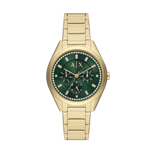 Armani Exchange Orologio Analogico Al Quarzo Donna Con Cinturino In Acciaio Inossidabile Ax5661