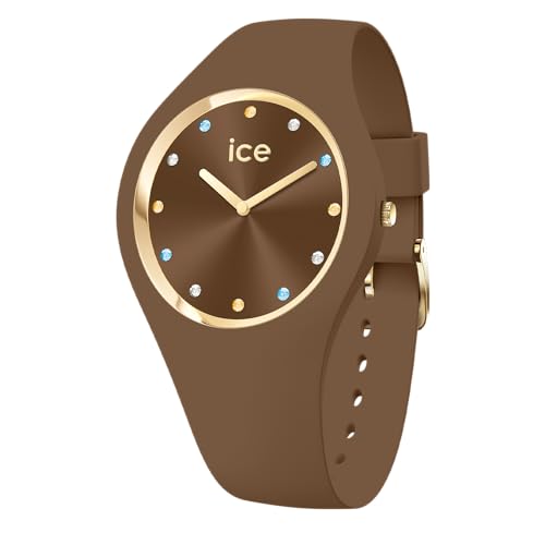 Ice-Watch Orologio Analogico Quarzo Donna Con Cinturino In Silicone 022285, Marrone (Cappuccino)