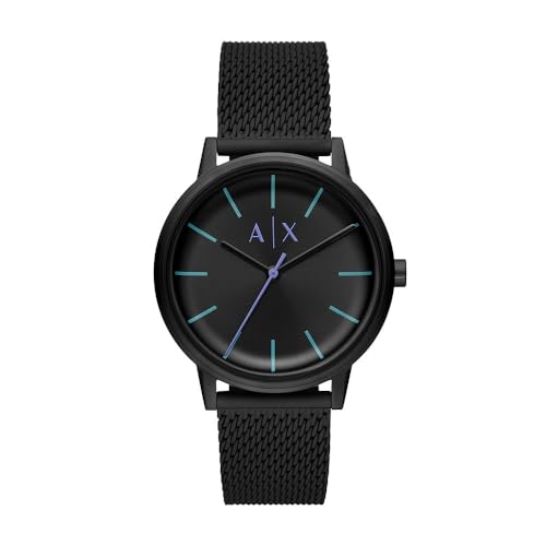 Armani Exchange Orologio Da Uomo A Tre Sfere In Acciaio Nero, Ax2760