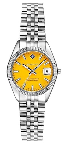 Gant Orologio Da Donna Sussex Mini (28 Mm) Con Quadrante Giallo/Bracciale In Acciaio Inossidabile G181009
