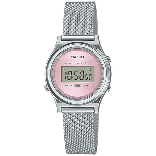 Casio Orologio Donna Vintage Fondo Rosa La700Wem-4Aef Cassa E Cinturino Resina