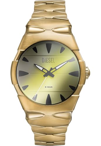 Diesel Orologio Da Uomo Analogico Al Quarzo 32028615, Gold, Misura Unica