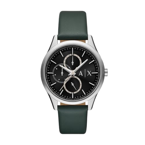 Armani Exchange Orologio Analogico Al Quarzo Uomo Con Cinturino In Pelle Ax1883