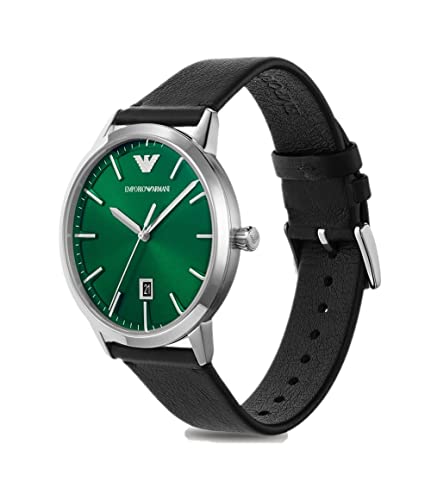 Emporio Armani Orologio Analogico Al Quarzo Uomo Con Cinturino In Pelle Ar11509