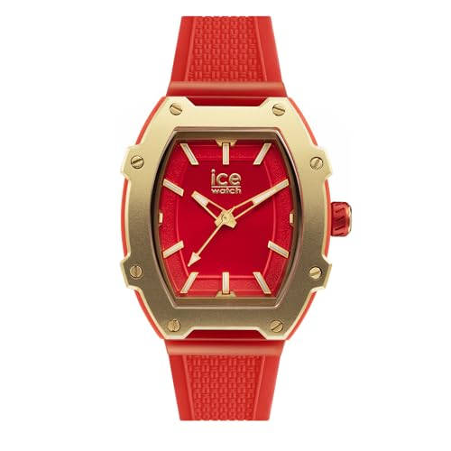 Ice-Watch - Ice Boliday Red Gold - Orologio Rosso Da Donna Con Cinturino In Silicone - 023320 (Medium)