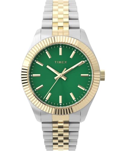 Timex Orologio Analogico Al Quarzo Donna Con Cinturino In Acciaio Inossidabile Tw2W87400