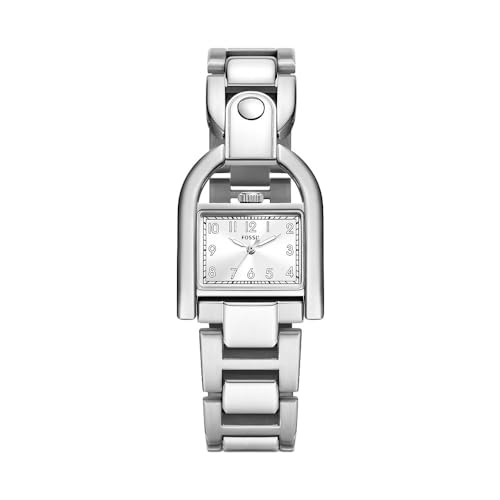 Fossil Orologio Harwell Da Donna, Movimento A Tre Lancette, Acciaio Inossidabile Con Cassa Da 28 Mm E Bracciale In Acciaio Inossidabile, D'Argento