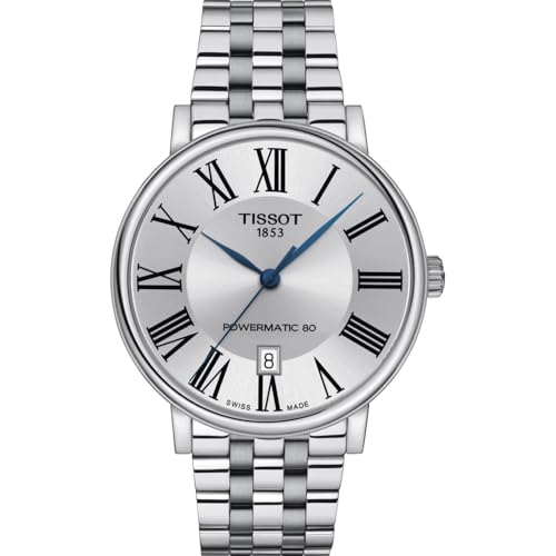 Tissot Orologio Uomo Carson Powermatic 80 Automatico 40Mm Acciaio T122.407.11.033.00