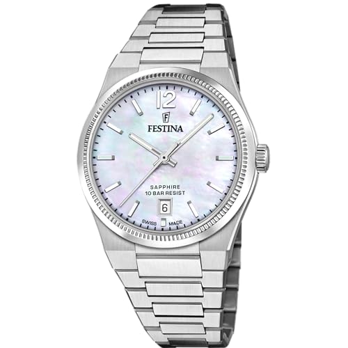 Festina - Festina Orologio Donna Swiss Made In Acciaio F20052/1 - F20052/1