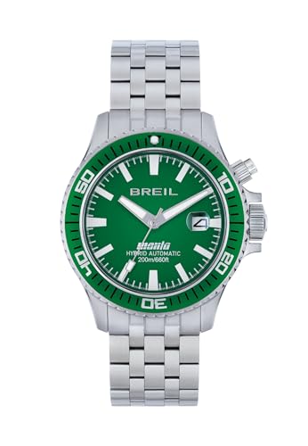 Breil, Collezione Manta P.R.O., Orologio Uomo, Cronografo Uomo In Acciaio, Movimento Al Quarzo, Chiusura Diver Regolabile 14-21 Cm, Fino A 6 Mesi Di C