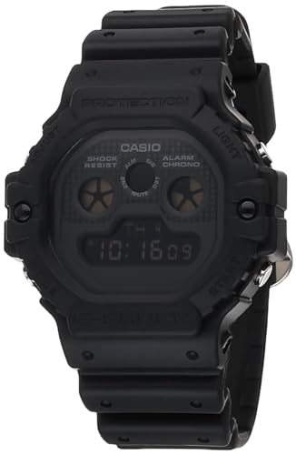 Casio Orologio Da Uomo Con Quadrante Nero Digitale G-Shock - Dw-5900Bb-1Dr(G910), Nero-Digitale, Cinturino, Nero-Digitale, Cinturino