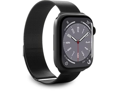 Sbs Cinturino Per Orologio Bracciale Maglia App Watch Nero-Cassa 42-44-45-49