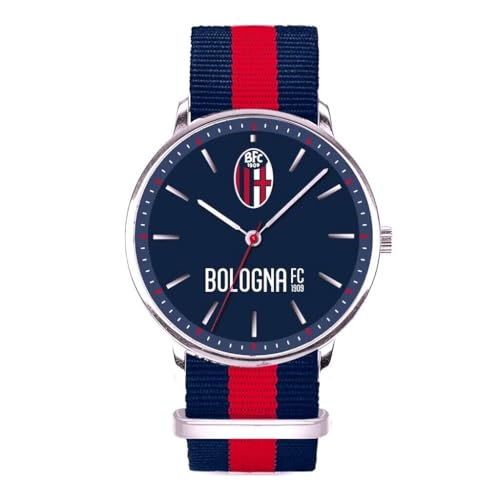 Lowell Orologio Analogico Solo Tempo Con Stemma Bologna Fc P-Ba4490Xb1