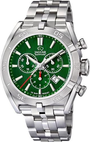 Jaguar Orologio Da Uomo J852/C Swiss Made Cassa In Acciaio Inossidabile 316L Argento Cinturino In Acciaio Inossidabile 316L Argento
