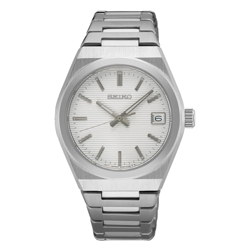 Seiko Orologio Analogico Al Quarzo Donna Con Cinturino In Acciaio Inossidabile Sur573P1