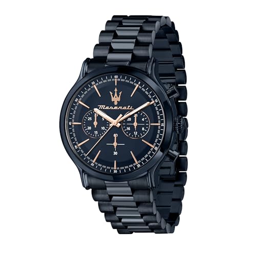 Maserati Orologio Uomo, Cronografo, Analogico, Collezione Blue Edition - R8873618032