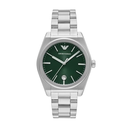 Emporio Armani Orologio Analogico Al Quarzo Uomo Con Cinturino In Acciaio Inossidabile Ar11621