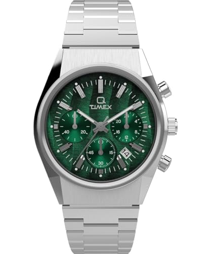 Timex Orologio Cronografo Al Quarzo Uomo Con Cinturino In Acciaio Inossidabile Tw2W33600