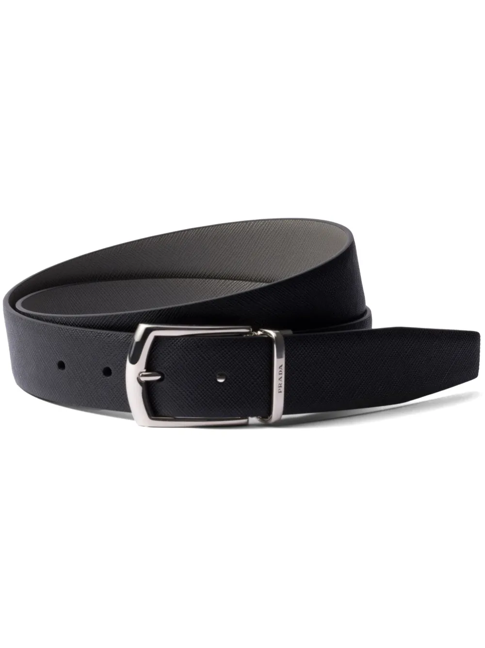 Prada reversible Saffiano leather belt - Nero