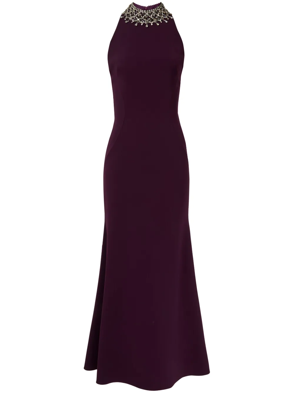 Jenny Packham Pechora crystal-embellished midi dress - Viola