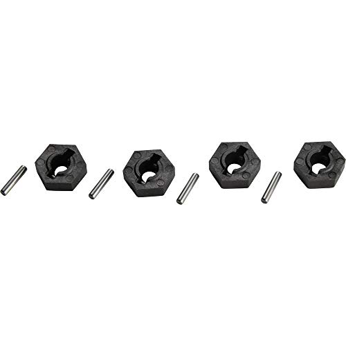 Reely 5 Mm 1:10 Mozzo Ruota In Plastica 5 Mm Nero 4 Pz.