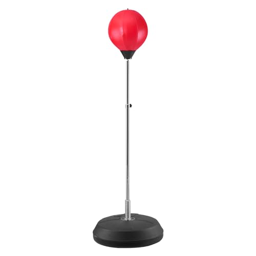 Vevor Supporto Sacco Da Boxe Reflex, Set Sacco Da Boxe Regolabile In Altezza Con Guantoni Da Boxe E Supporto, Sacco Da Boxe Per Allenamento Da Palestr