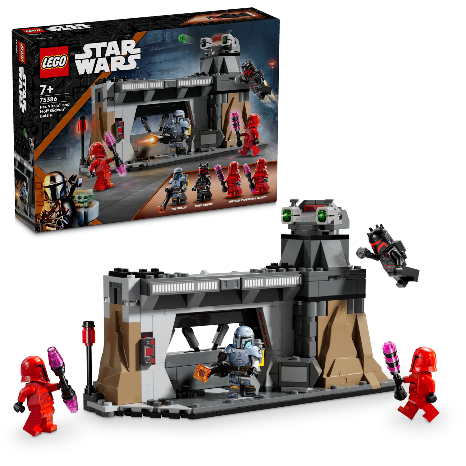 Battaglia tra Paz Vizsla e Moff Gideon Lego Star Wars