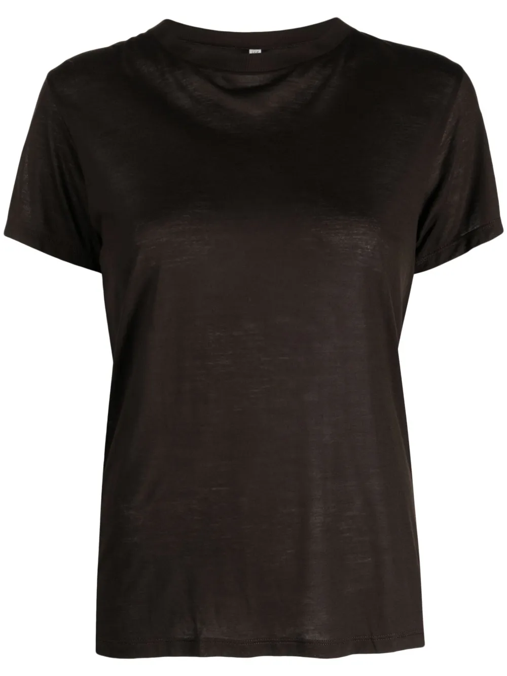 Baserange T-shirt bamboo a maniche corte - Marrone