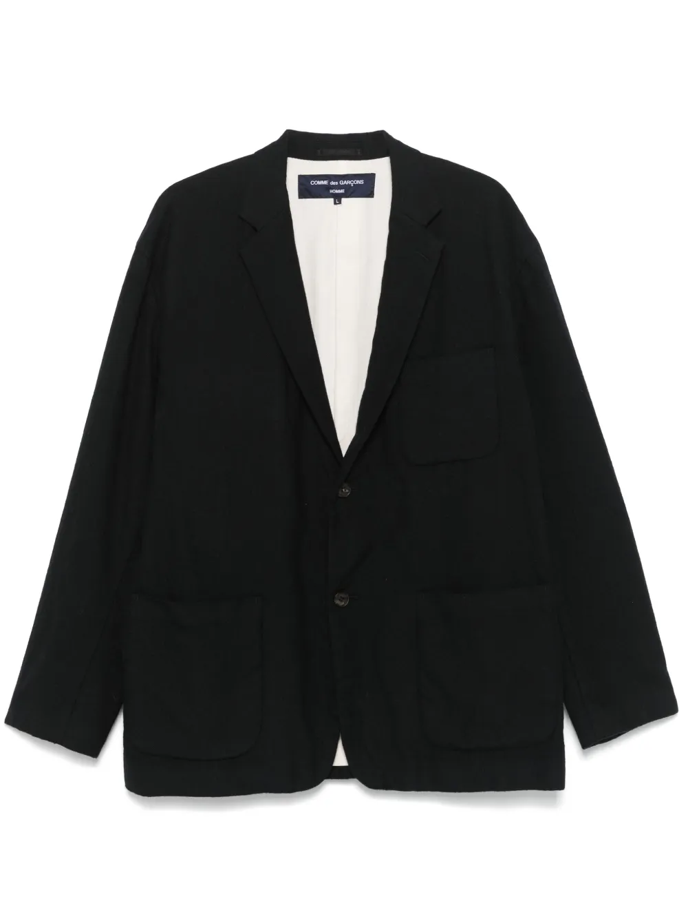 Comme des Garçons Homme boiled-wool blazer - Blu