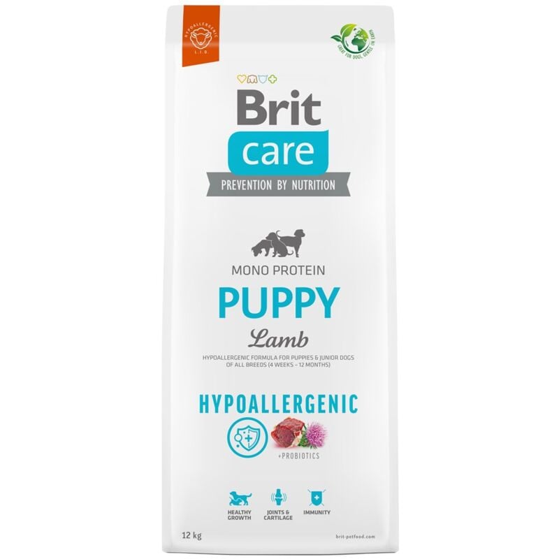 Care Hypoallergenic Puppy Lamb - nourriture sèche pour chiens - 12 kg - Brit