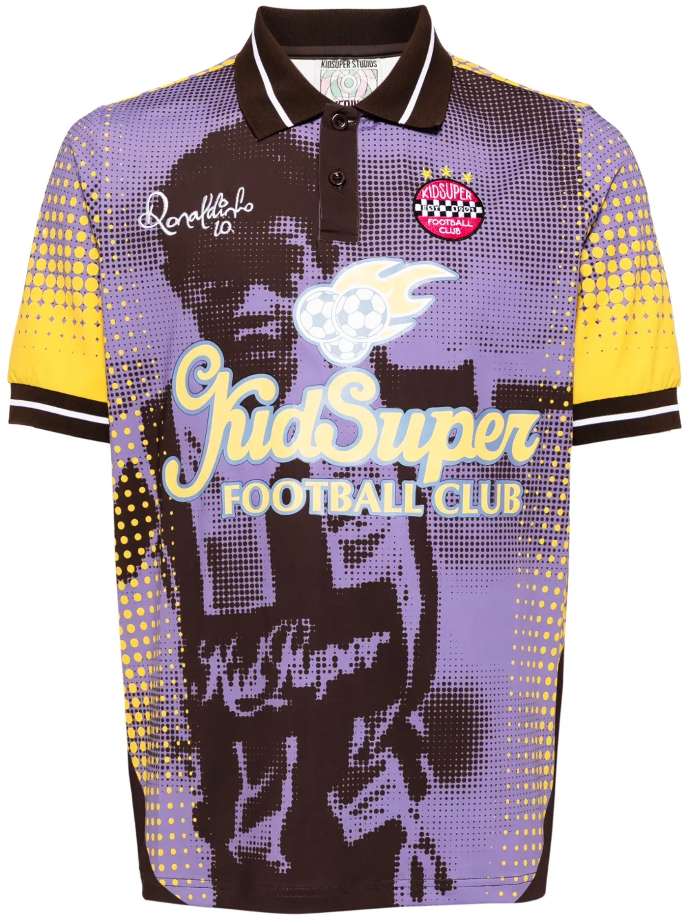 KidSuper Camicia x Ronaldinho - Viola