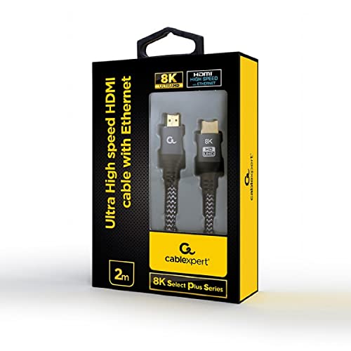 Gembird Cable Hdmi Ultra High Speed Con Ethernet 8K Select Plus Series 2M Ccb-Hdmi8K-2M