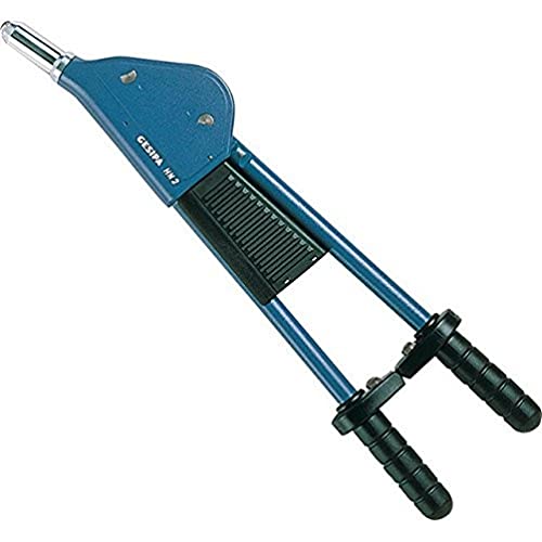 Gesipa 7130015 - Pinza Per Rivettatura Manuale Hn 2 Per Ø 3-6,4 Mm A 5 Uscite