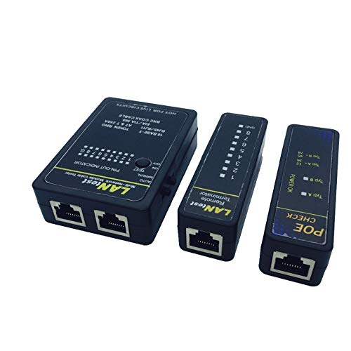 Value Lantest Multi-Network Tester Per Cavo E Poe, Nero