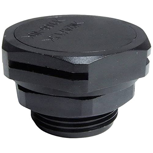 Tru Components Hx-Pf-M24 - Elemento Di Bilanciamento Della Pressione M24 Pa66, 1 Pezzo, Colore: Nero