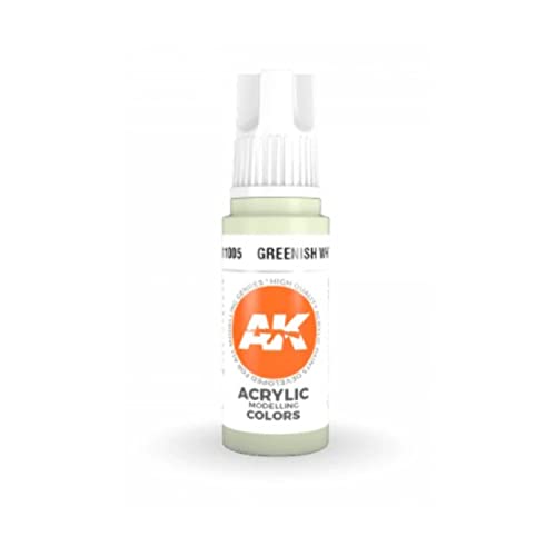Ak Interactive 3Rd Gen Acrylic Greenish White 17Ml