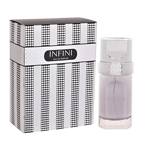 Khadlaj Infini Eau De Parfum Spray For Men, 3.4 Ounce