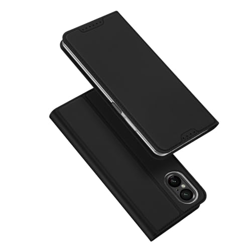 Dux Ducis - Custodia Per Cellulare Compatibile Con Sony Xperia 10 Vi - Skin Pro Book Case - Nero