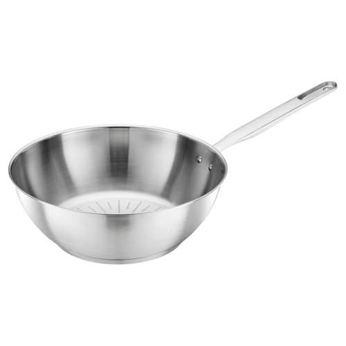 Wok Fiskars All Steel Pure 28Cm Sin Revestimiento
