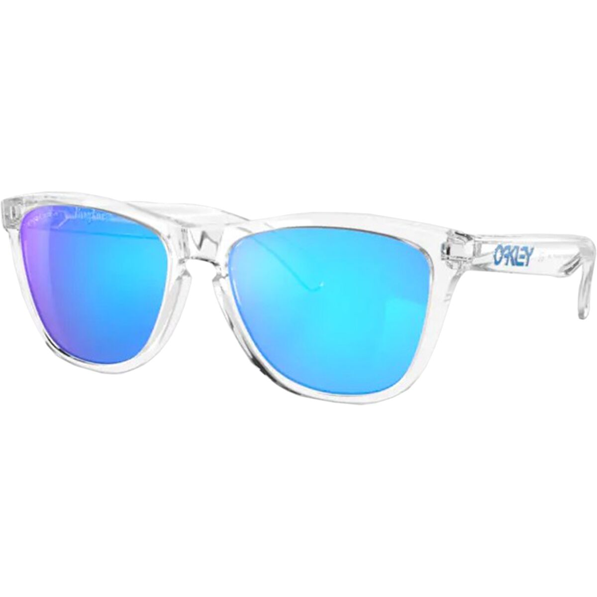 Oakley Frogskins Crystal Clear Prizm Sapphire One Size Crystal Clear Prizm Sapphire