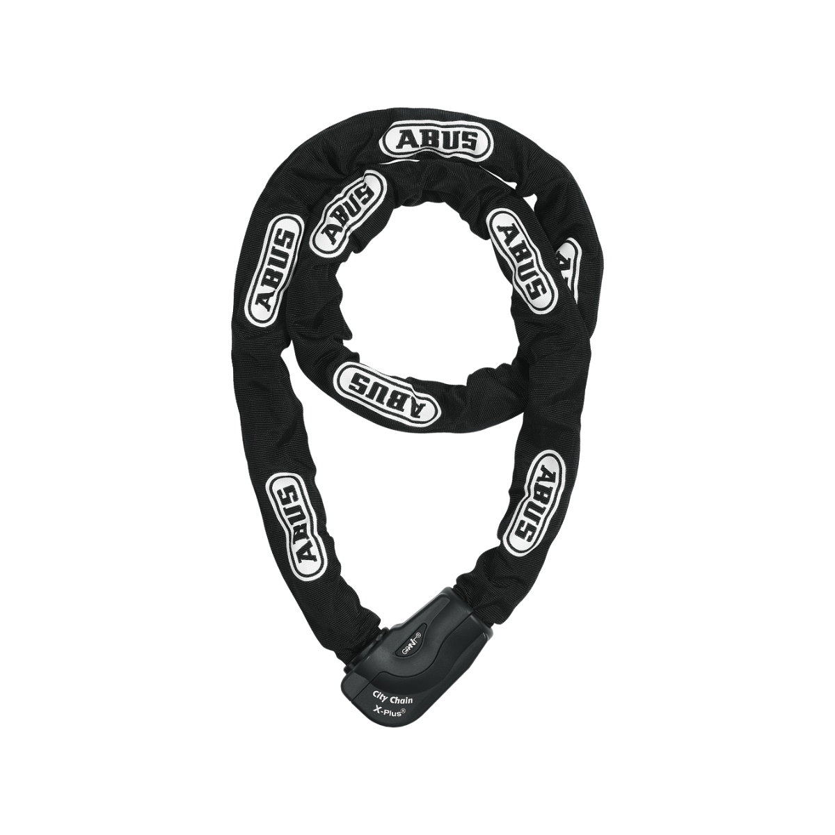 Mc-Lås Abus Granit City Chain X-Plus 1060 / 170 Cm Svart