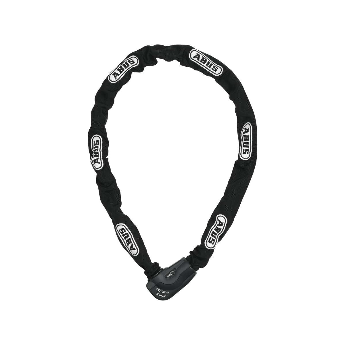Mc-Lås Abus Granit City Chain X-Plus 1060 / 140 Cm Svart