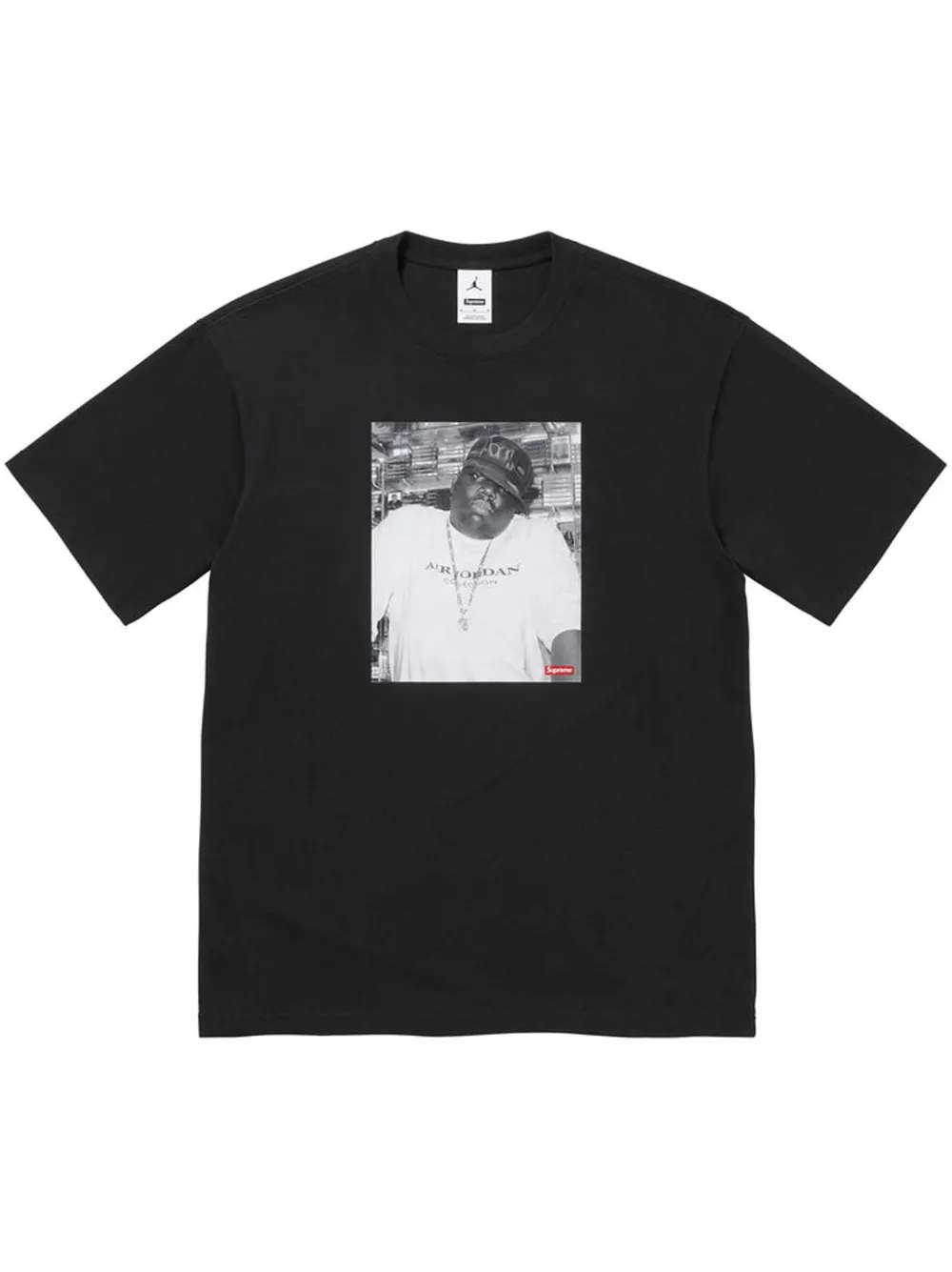 Supreme x Jordan Biggie short-sleeve T-shirt - Nero