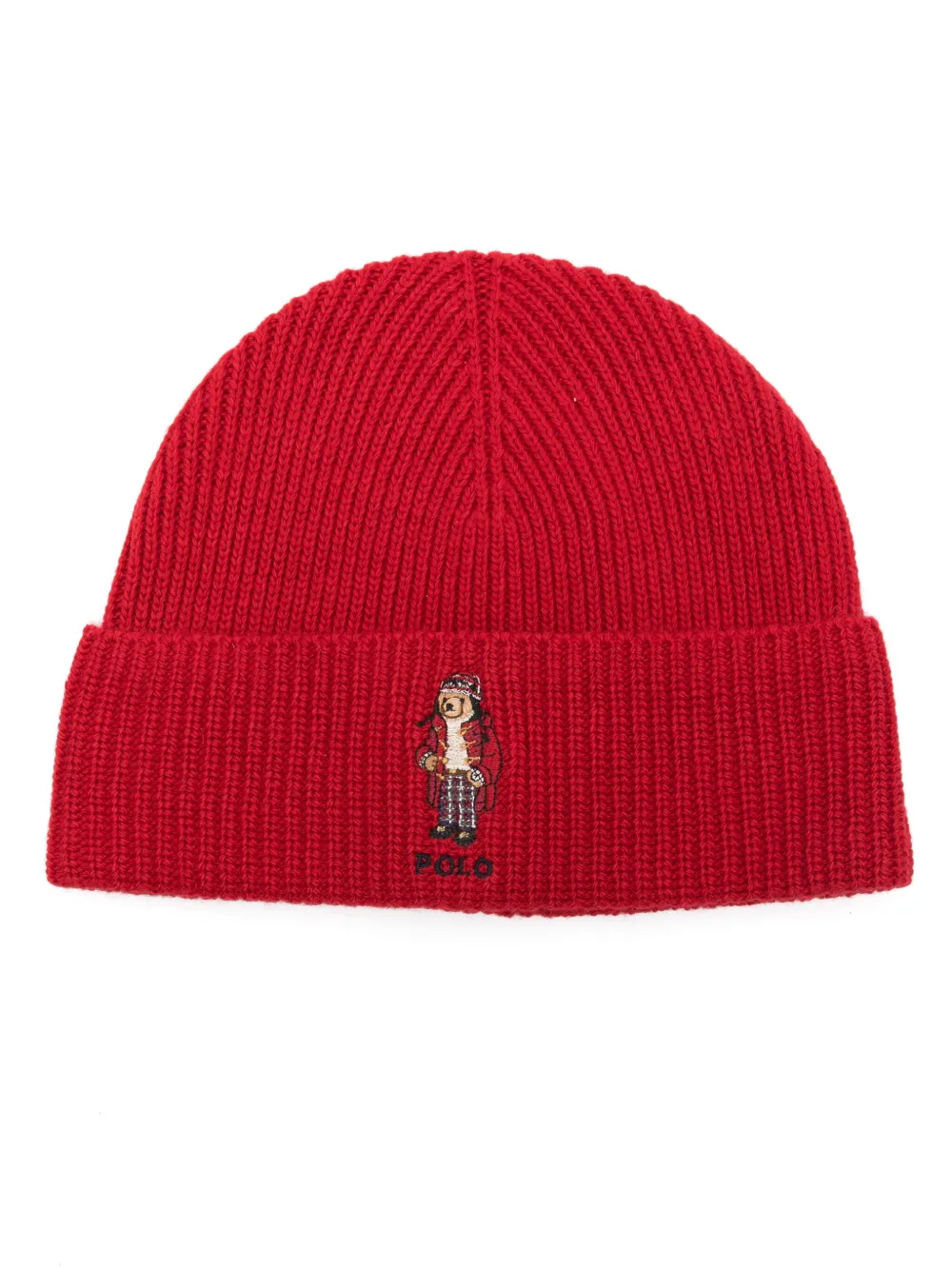 Polo Ralph Lauren Polo Bear-motif beanie hat - Rosso